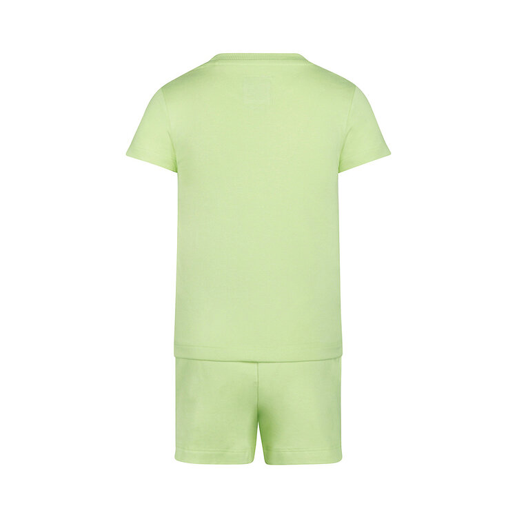 Koko Noko girls' co-ord set T-shirt shorts green | NX58923-37