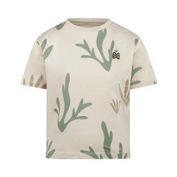 Koko Noko Mädchen T-Shirt Off-White Koralle