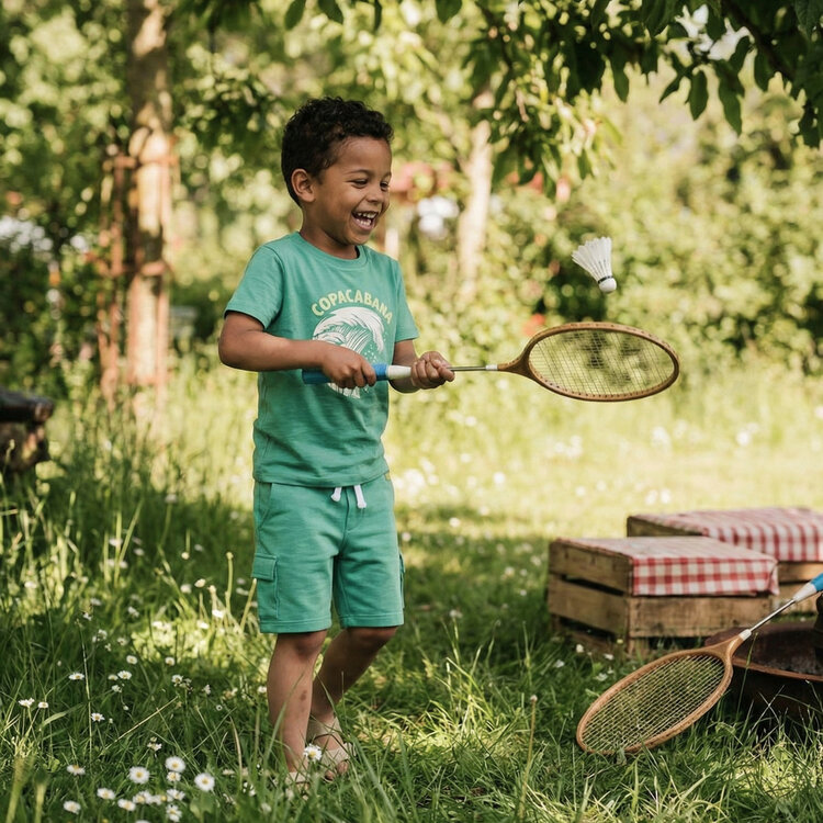 Koko Noko Jungen Jogginghose grün cargo | NX58808-37