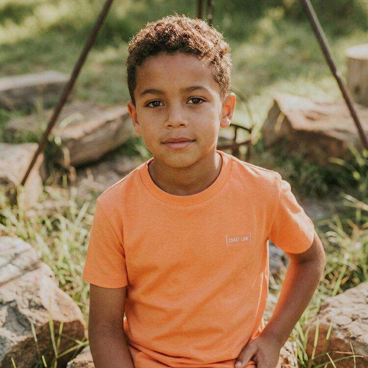 Koko Noko Jungen T-Shirt orange coast line | NX58810-37