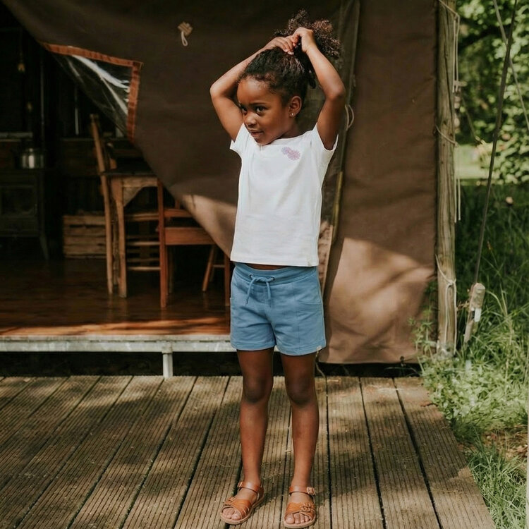 Koko Noko Mädchen T-Shirt Off White Flower | NX58901-37