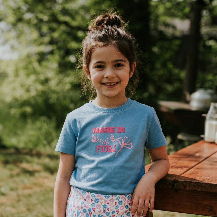 Koko Noko meisjes T-shirt blauw | NX58903-37