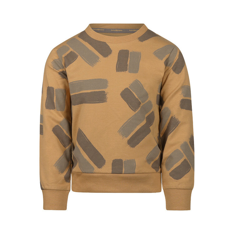 Koko Noko Jungen-Sweater hellbraun, gebürstet | M60813-37