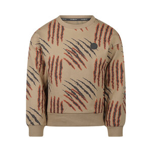 Koko Noko Jungenpullover hellbraun mit „Claw“-Motiv