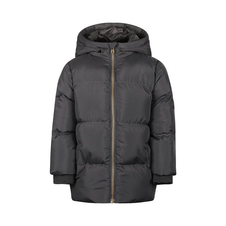 Koko Noko Jungen-Winterjacke, dunkelgrauer Parka, wasserabweisend | M60834-37