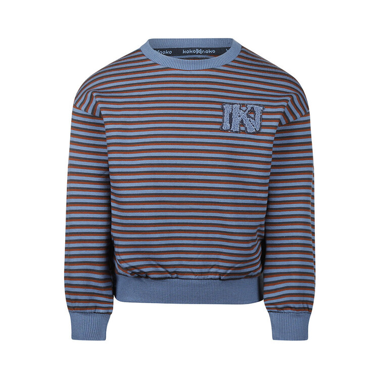 Koko Noko boys’ jumper, blue, striped | M60875-37