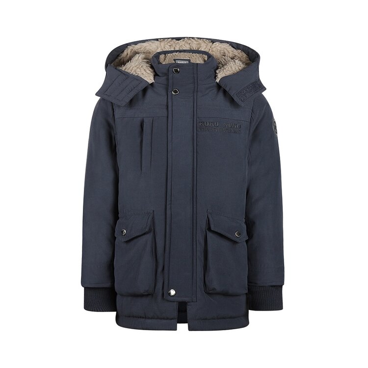 Koko Noko boys’ winter coat, dark blue parka, water-repellent | M60877-37