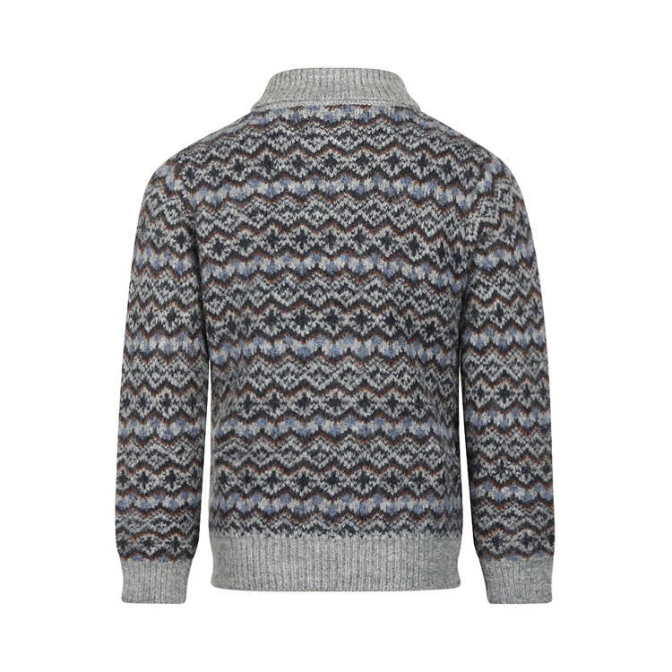 Koko Noko Jungenpullover grau, gestrickt | M60860-37