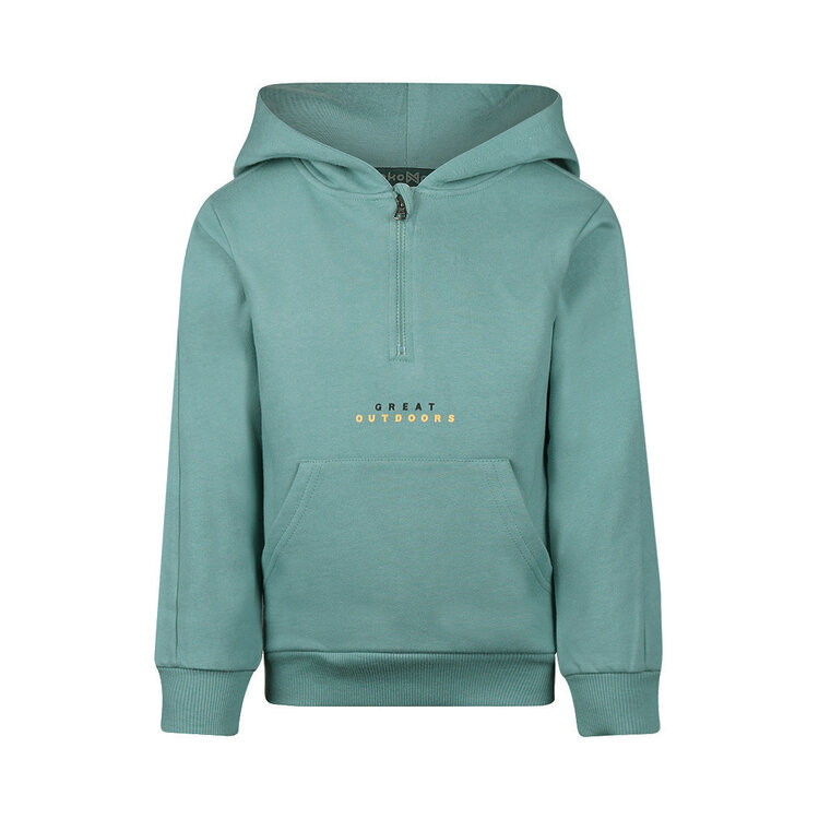 Koko Noko Jungen-Hoodie, türkis, mit Reißverschluss | M60887-37