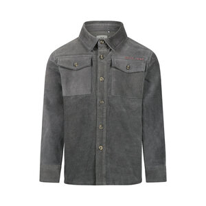 Koko Noko boys’ shirt, dark grey stretch
