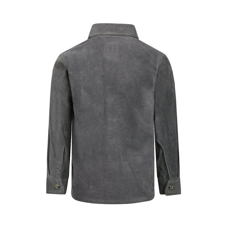 Koko Noko boys’ shirt, dark grey stretch | M60843-37
