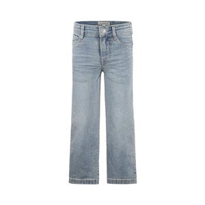 Koko Noko Mädchen-Jeans mit weitem Bein hellblau
