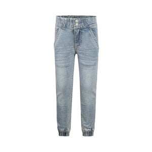 Koko Noko Mädchenjeans, lockere Passform, blau, Gummizug