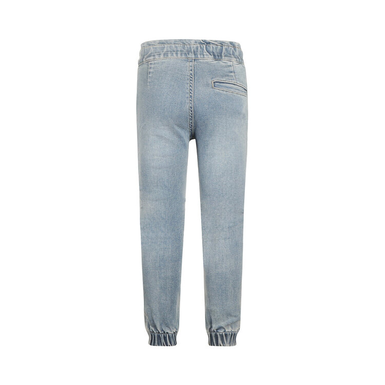 Koko Noko meisjes jeans loose fit blauw elastiek | M60909-37