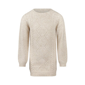 Koko Noko meisjes gebreide jurk off white