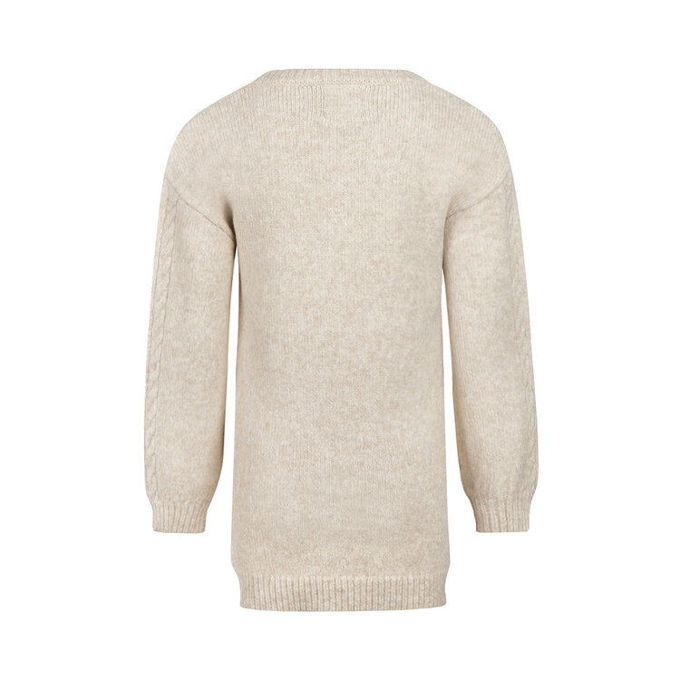 Koko Noko meisjes gebreide jurk off white | M60910-37