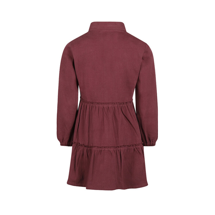 Koko Noko girls’ dress, dark purple, button-through | M60913-37