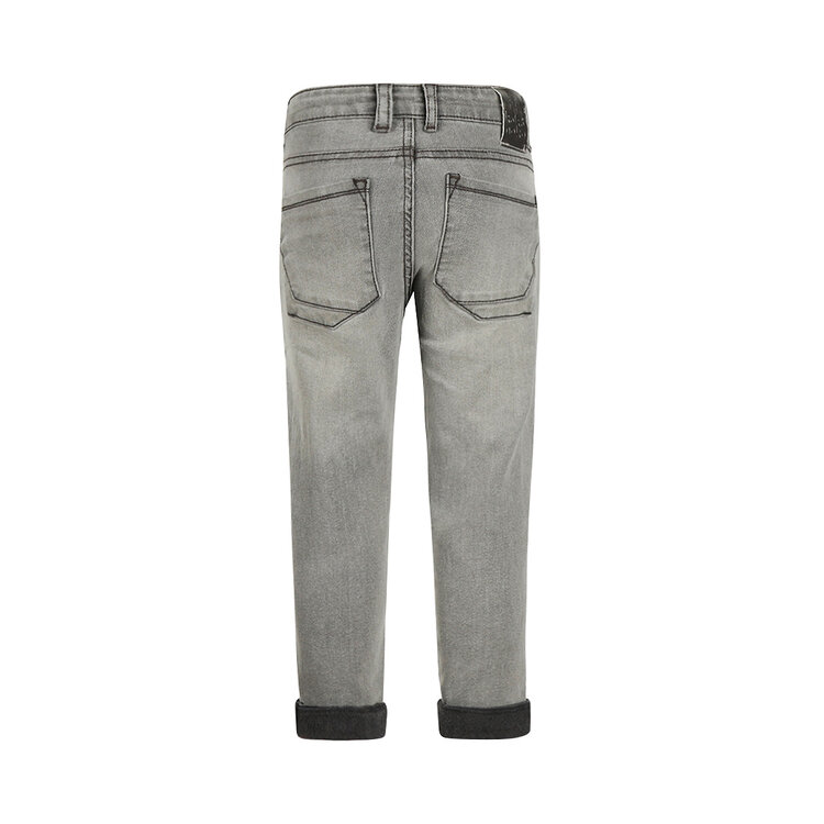 Koko Noko Mädchenjeans, locker geschnitten, grau, Denim | M60921-37