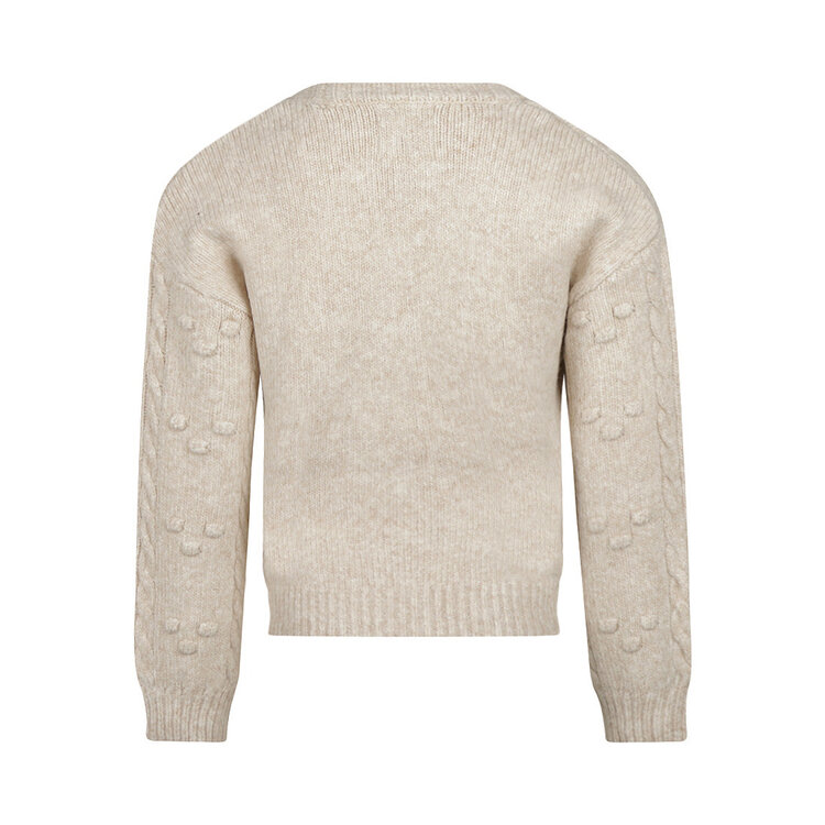 Koko Noko meisjes vest off white gebreid | M60928-37
