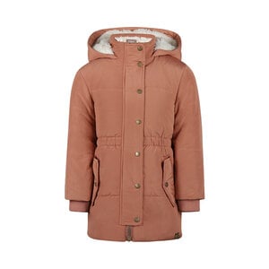 Koko Noko meisjes winterjas bruin parka waterafstotend
