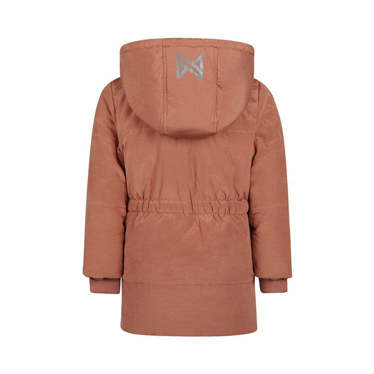 Koko Noko Mädchen-Winterjacke, brauner Parka, wasserabweisend | M60954-37