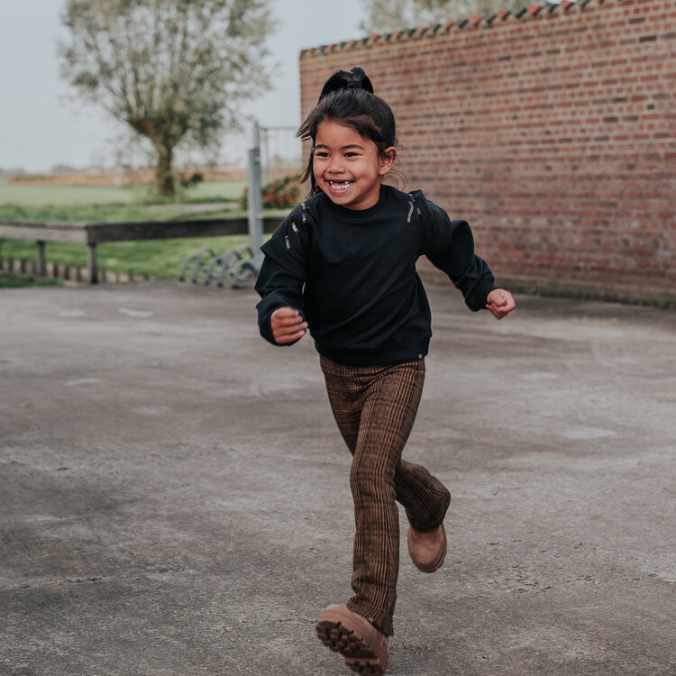 Koko Noko girls’ jumper, black with sequins | M60960-37