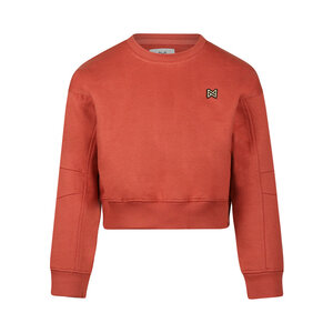 Koko Noko Mädchen-Pullover, rot, kurz geschnitten