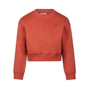 Koko Noko meisjes sweater rood cropped