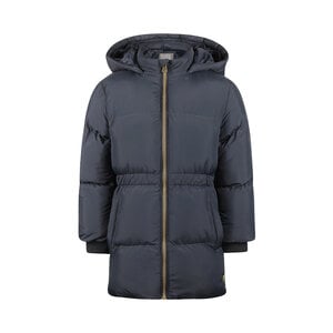 Koko Noko meisjes winterjas donkerblauw parka waterafstotend