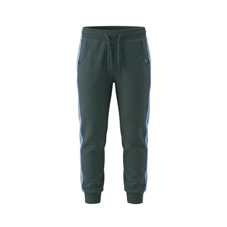Koko Noko Jungen-Jogginghose dunkelgrün mit Paspel | MX60801-37