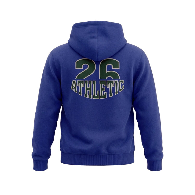 Koko Noko boys’ hoodie, blue with back print | MX60805-37