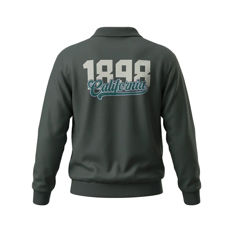Koko Noko boys’ polo-neck jumper, dark green ‘California’ | MX60806-37