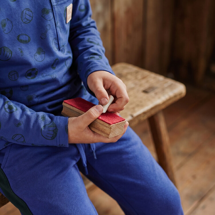 Koko Noko jongens longsleeve blauw sport | MX60807-37