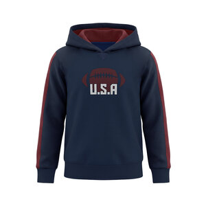 Koko Noko boys’ hoodie, dark blue, USA