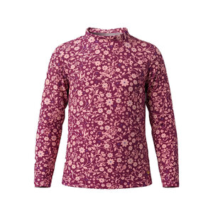 Koko Noko meisjes longsleeve paars bloemen