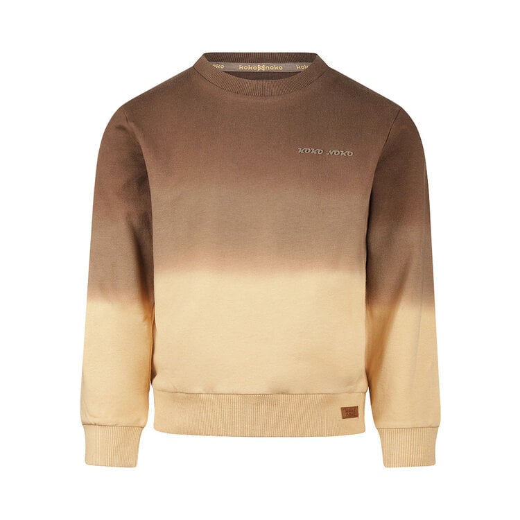 Koko Noko boys’ brown ombre jumper | M60800-37