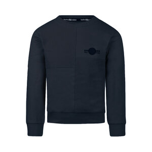 Koko Noko boys’ jumper, dark blue ribbed fabric