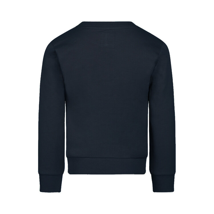 Koko Noko boys’ jumper, dark blue ribbed fabric | M60832-37VGT