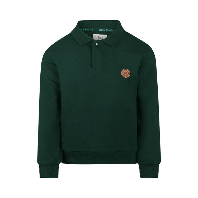 Koko Noko jongens polo sweater groen | M60866-37VGT1