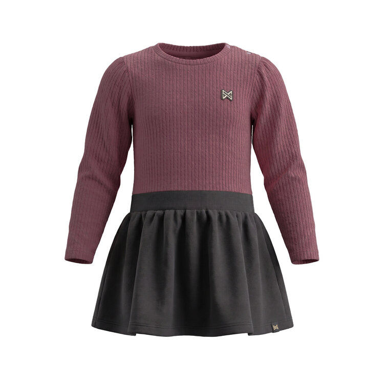 Koko Noko Mädchenkleid dunkelviolett, schwarz | M60908960-37VGT