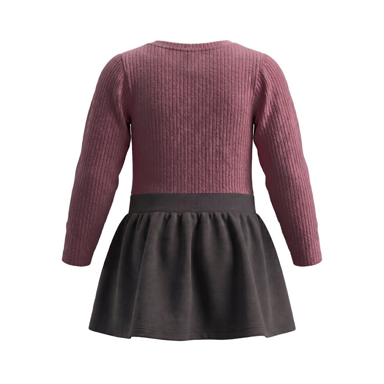 Koko Noko Mädchenkleid dunkelviolett, schwarz | M60908960-37VGT