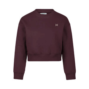 Koko Noko girls’ jumper, dark purple, cropped