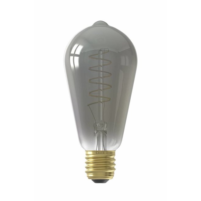 E27 LED Lichtbron Titanium Spiraal 100lm - Ø64mm - Dimbaar