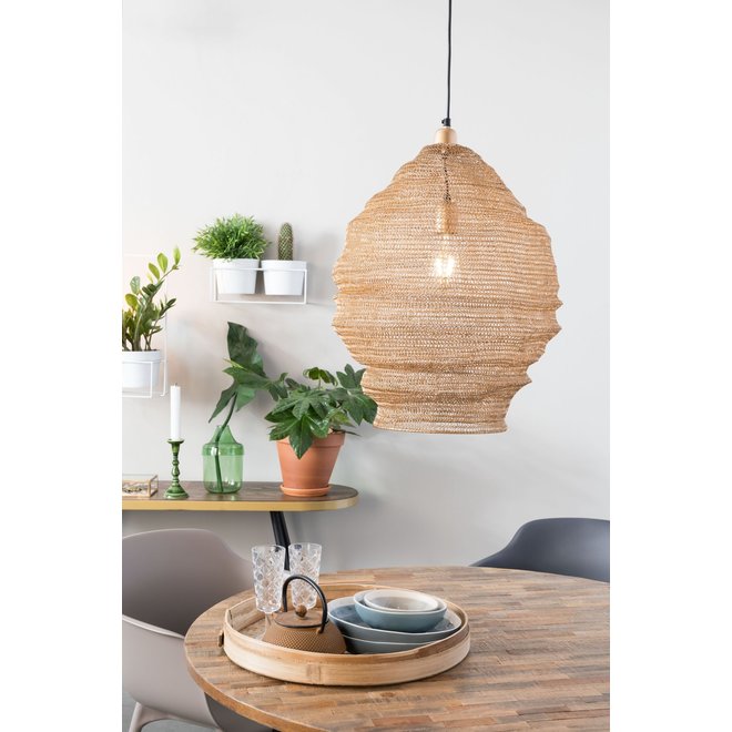 Hanglamp Lena L Brass