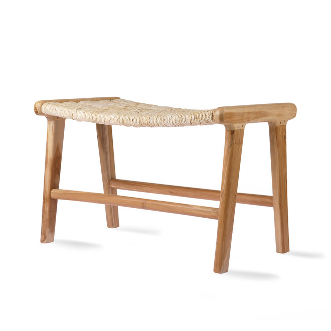 Lounge Ottoman Abaca/Teak