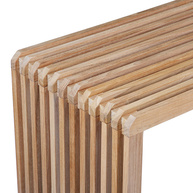 Bankje Slatted Bench Teakhout