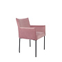 Eetkamerstoel Dion Velvet - - Rose
