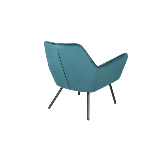 Fauteuil Bon Velvet - Blauw