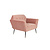 Fauteuil Kate - Rose Clay