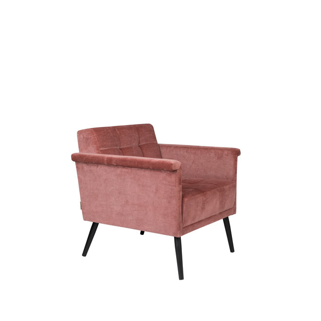 Fauteuil Sir William Vintage - - Rose
